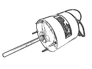 condenser fan motor